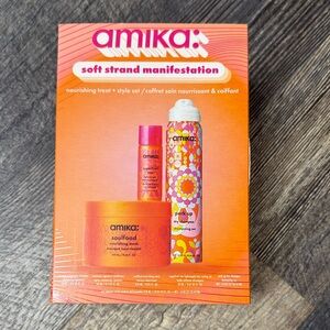 Amika Soft Strand Nourishing Set - Orange and Pink